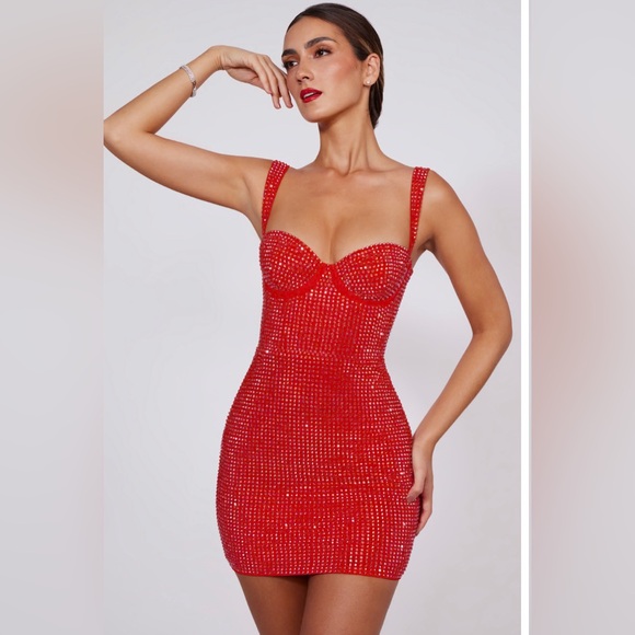 Oh Polly Embellished Mini dress - Picture 1 of 4